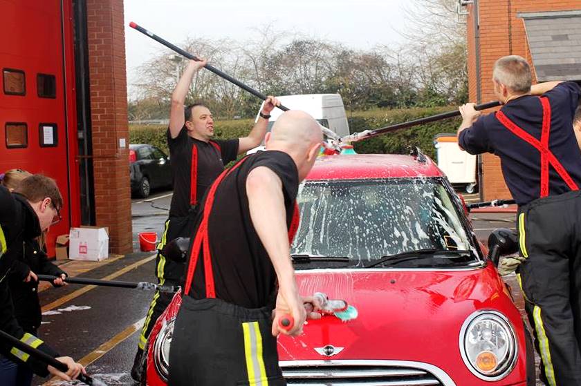 Let a firefighter wash your car The Exeter Daily